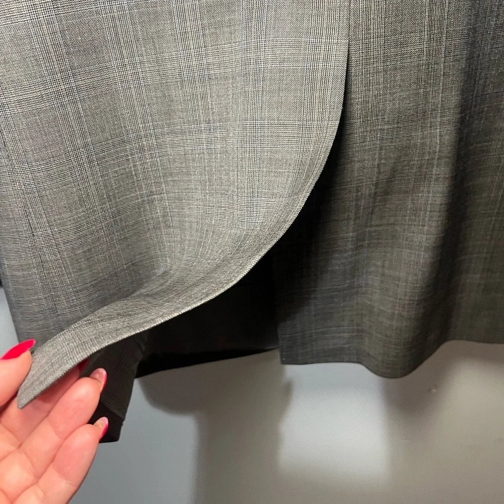 Jack Victor Collection Suit Jacket Sport Coat Plaid Size 43R  Loreto CT Wool